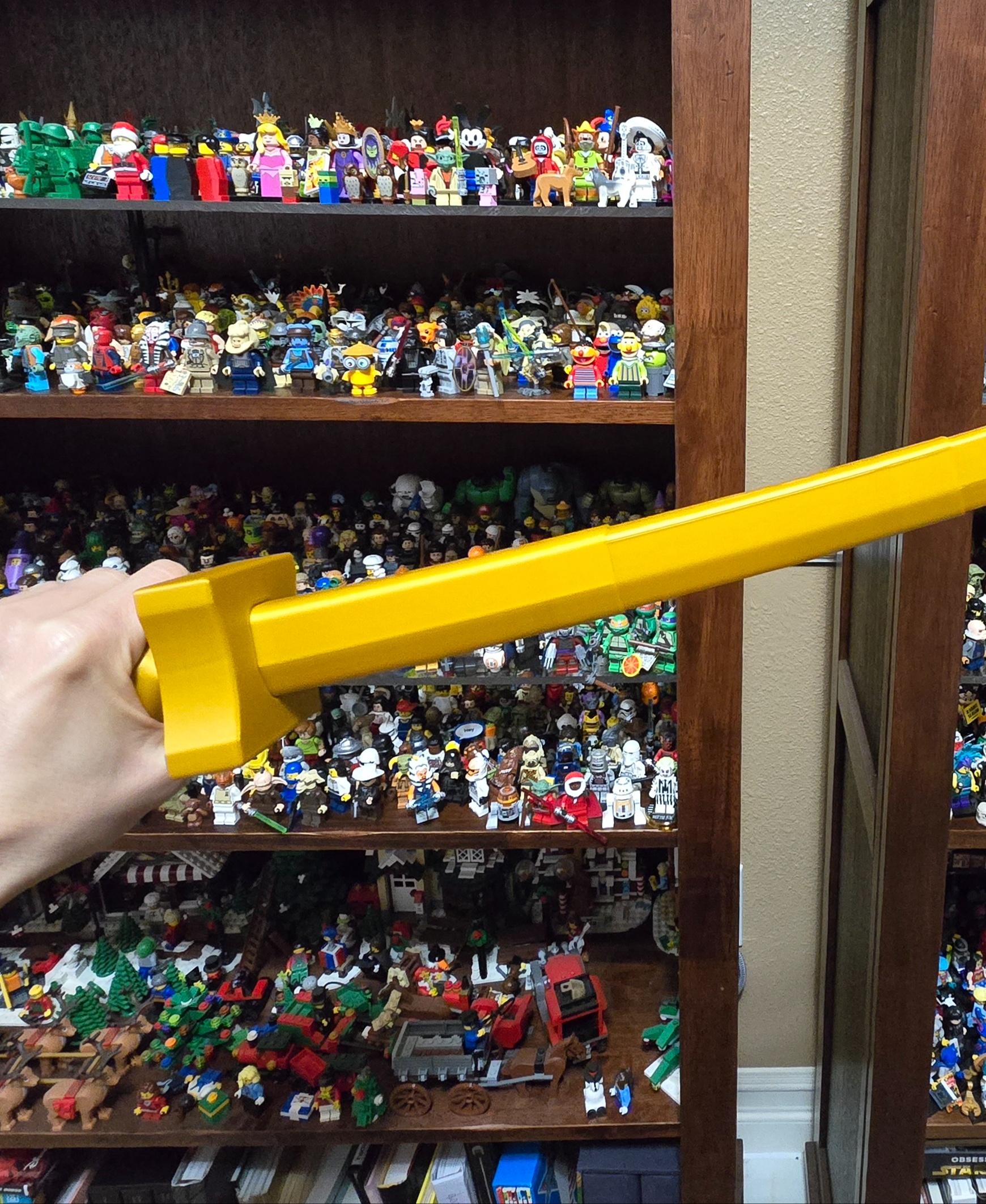 Collapsing Lego Katana  3d model