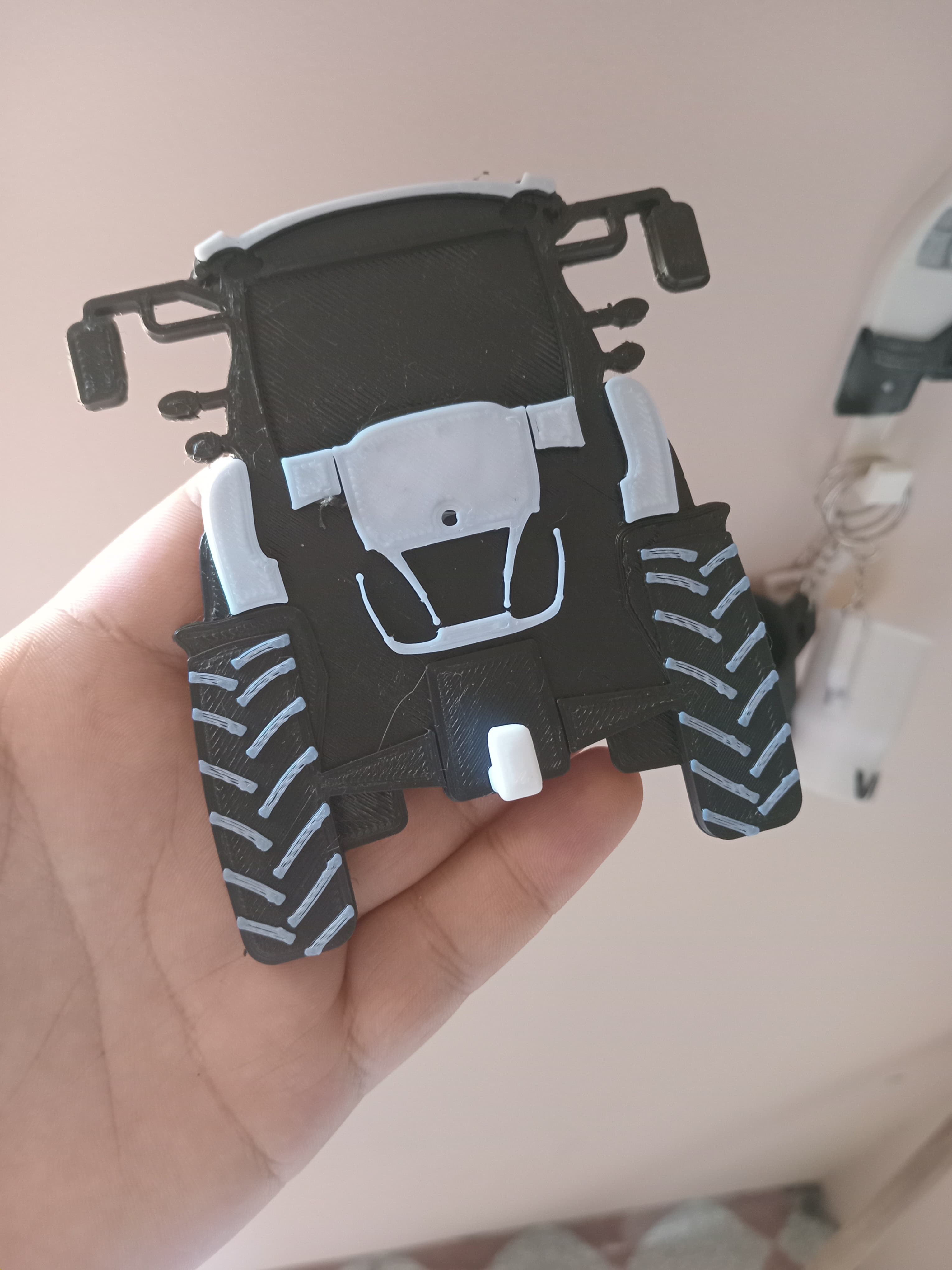Tractor Key Hanger 3d model