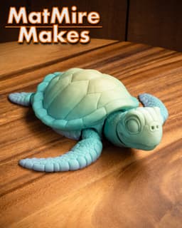 Sea Turtle - Articulated Figure 3d model