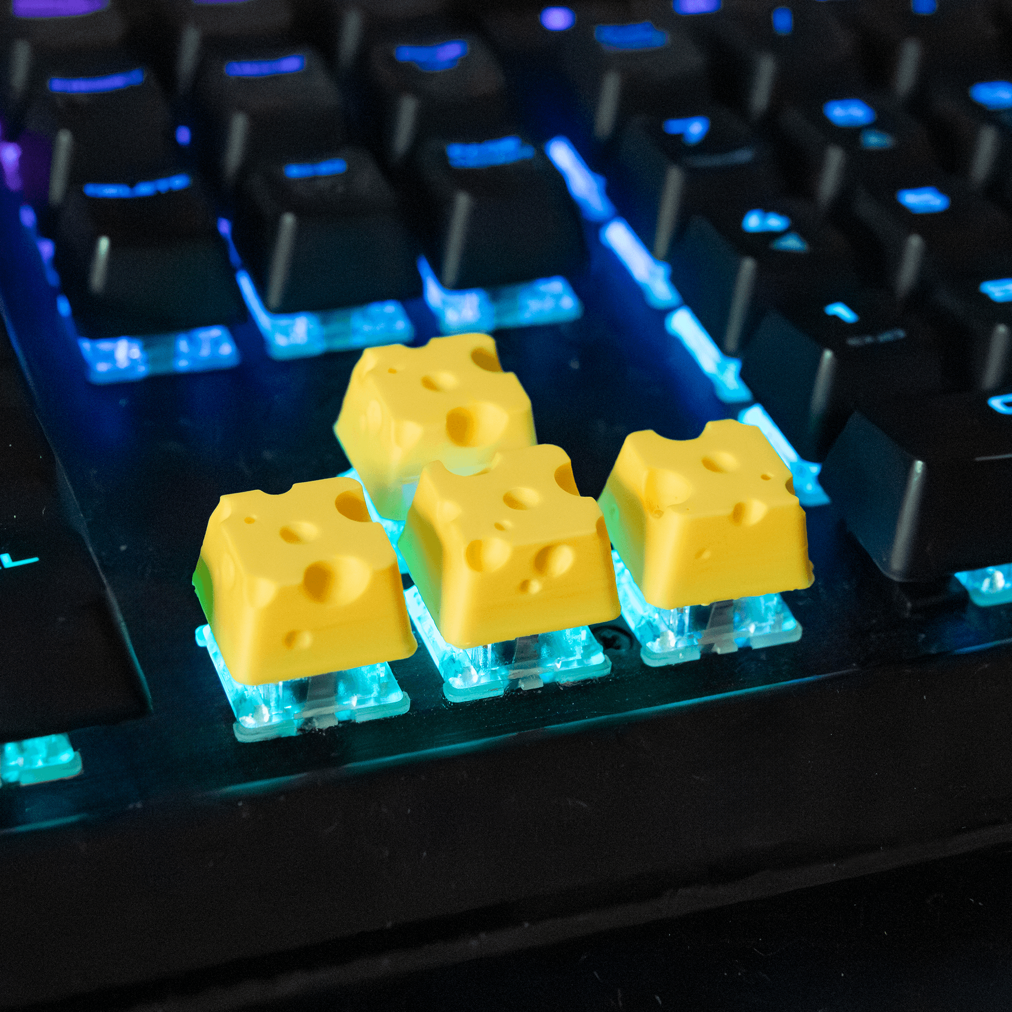 Custom Cheese Keycap for Keyboard 3d model