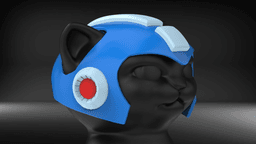 Cat Helmet 01 3d model
