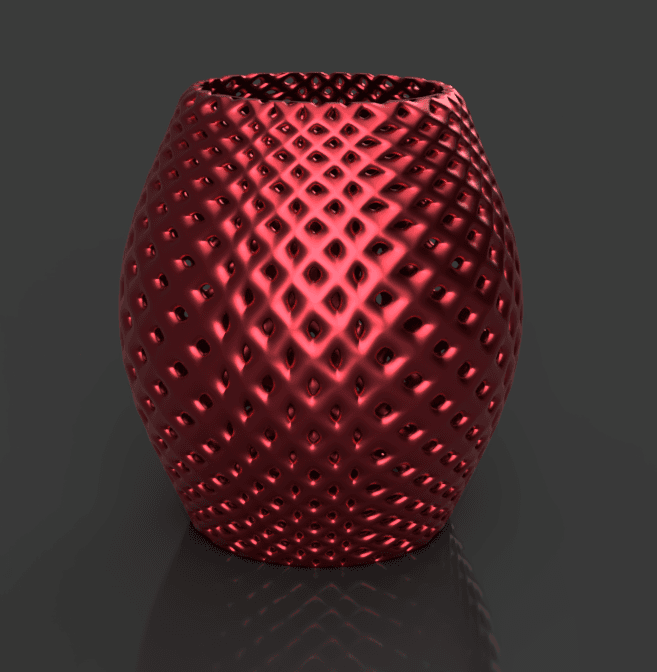strawberry lampshade  3d model