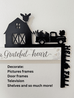 Hello Fall Door Corner Decoration Autumn Home Decor Thanksgiving Fall Decor 3d model
