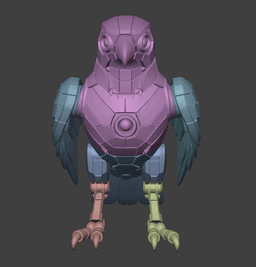 Mechanical Falcon 3d model