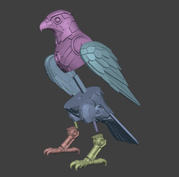 Mechanical Falcon 3d model