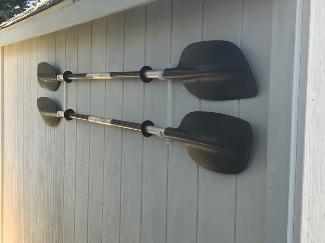 Kayak Paddle Rack 3d model