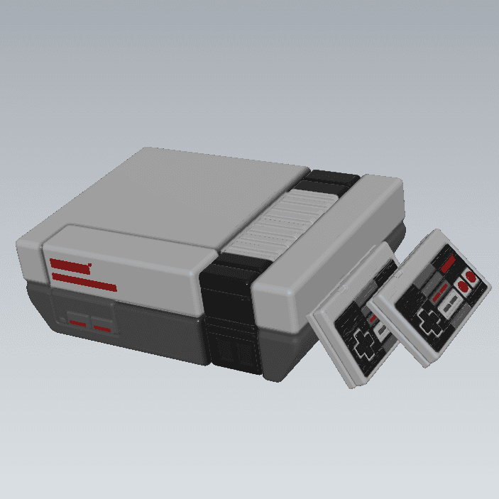 NES 1985 3d model