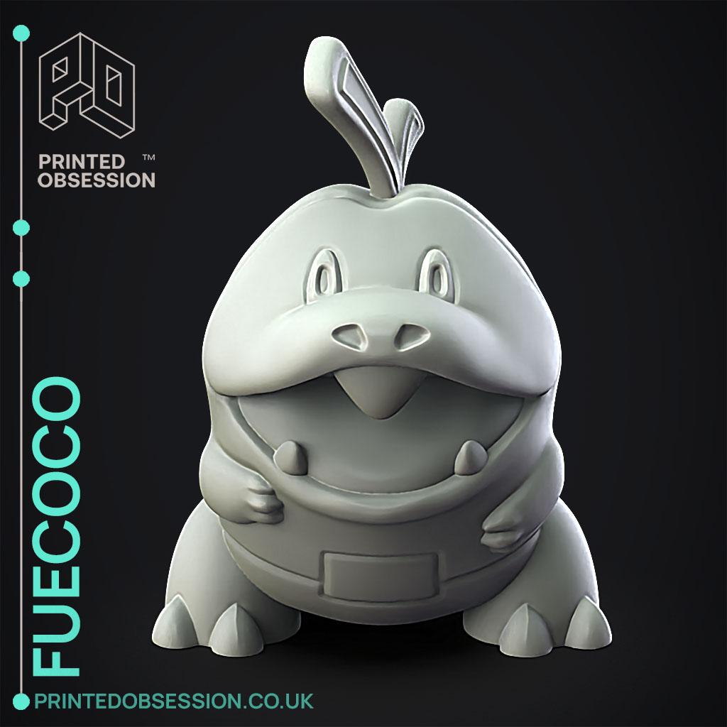 Fuecoco - Pokemon - Fan Art 3d model
