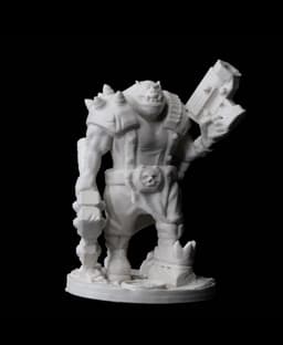Support-Free FDM | Null Brutes – Fighter Squad | 3 Sci-Fi Orc Proxies 3d model