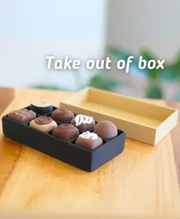 Chocolate Clickers - Ludo Toy - Box of Chocolates fidget 3d model