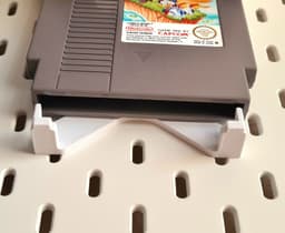 Wall mount for Nintendo NES Video Games - Wall Bracket - Retro Gaming Organizer 3d model