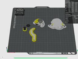 Funny Cat Keychain 3d model