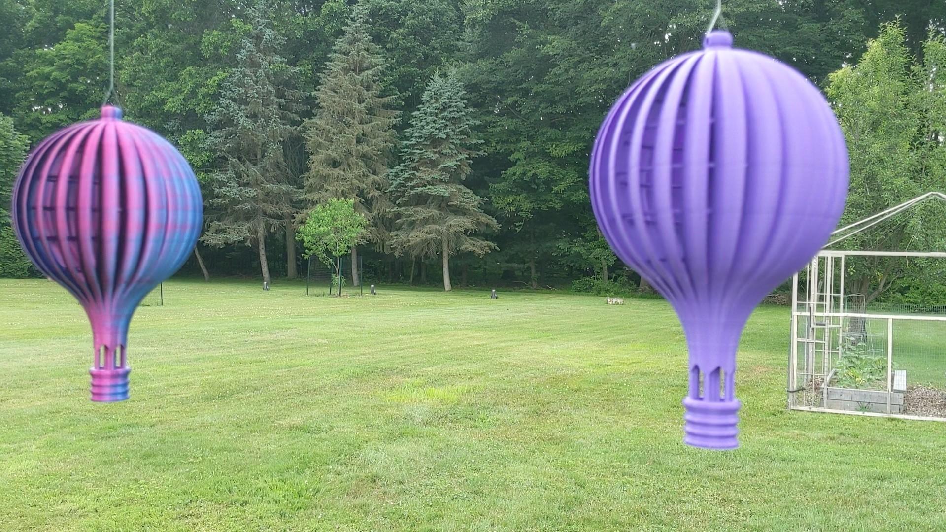 Wind Spinner Balloon - Too bad cannot post video, images aren't quite enough for this model. - 3d model