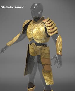Aquaman Gladiator Amor 3d model