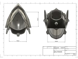 Genji Helmet (Overwatch) 3d model