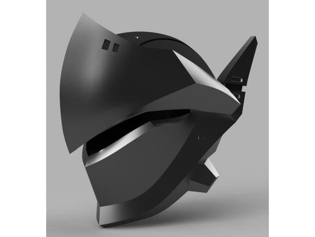 Genji Helmet (Overwatch) 3d model