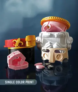 Nutcracker Candy Dispenser 3d model