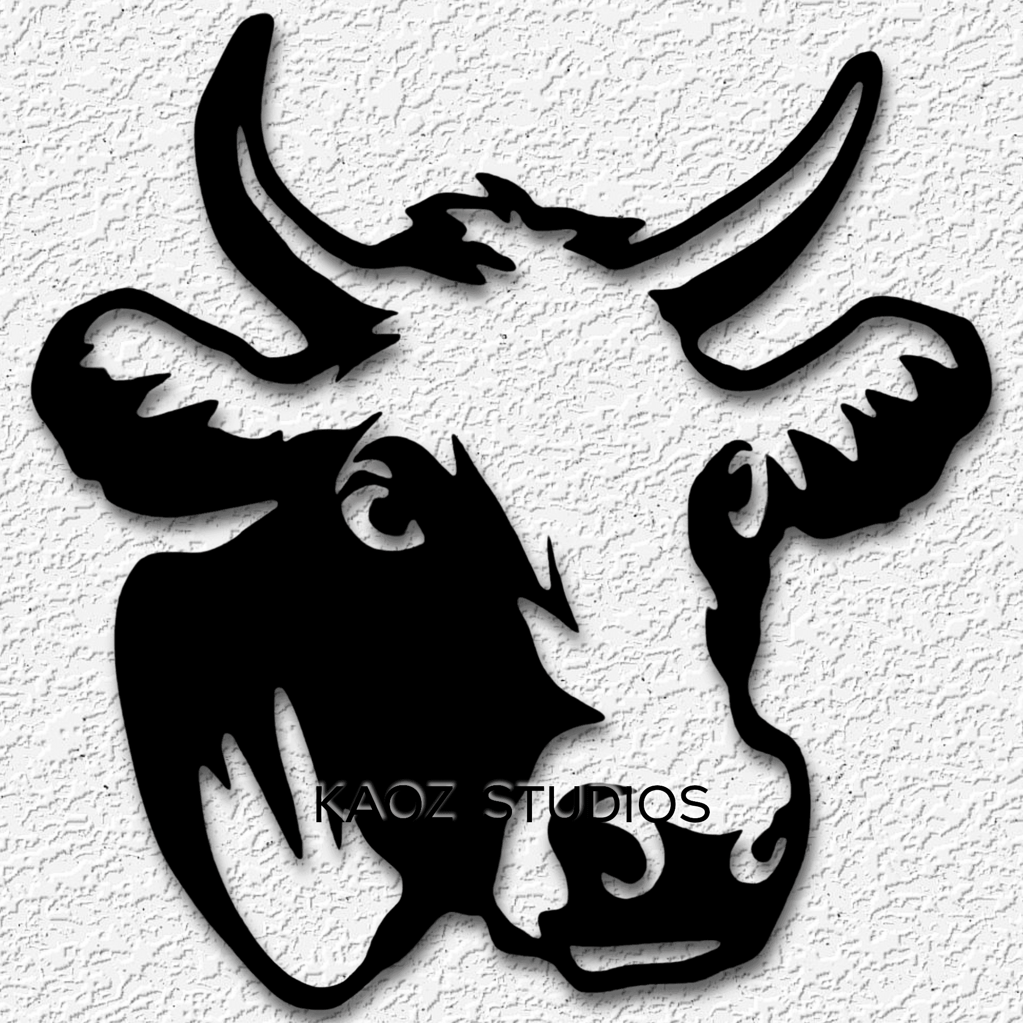 holstein cow wall art diary cow wall decor farm house decoration 3d model