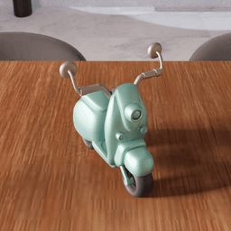 Stylized Classic Scooter 3d model
