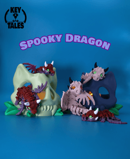 The Spooky Dragon: Azrael and Den 3d model