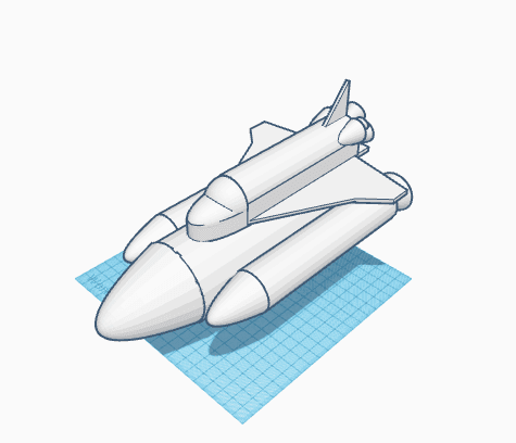 space shuttel 3d model
