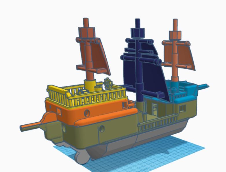 Transport Galleon 3d model