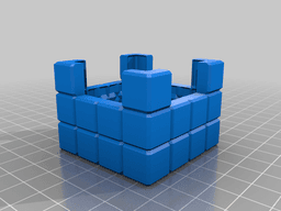 Textured Secret Box 3d model