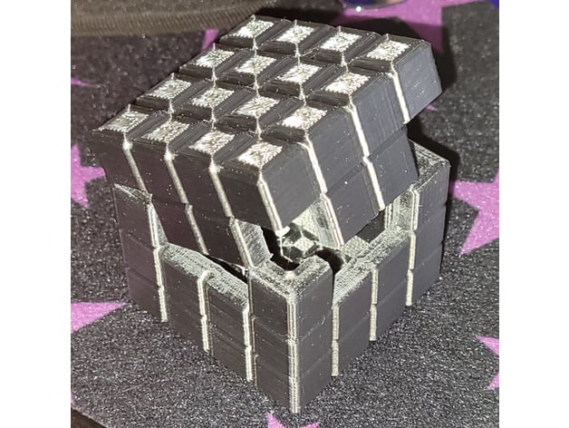 Textured Secret Box 3d model