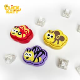 Butterfly - Clicker Fidget Toy Keychain 3d model