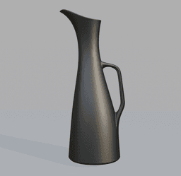 Modern Long Neck Jug 3d model