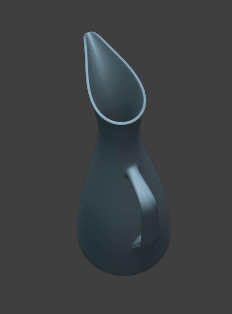 Modern Long Neck Jug 3d model