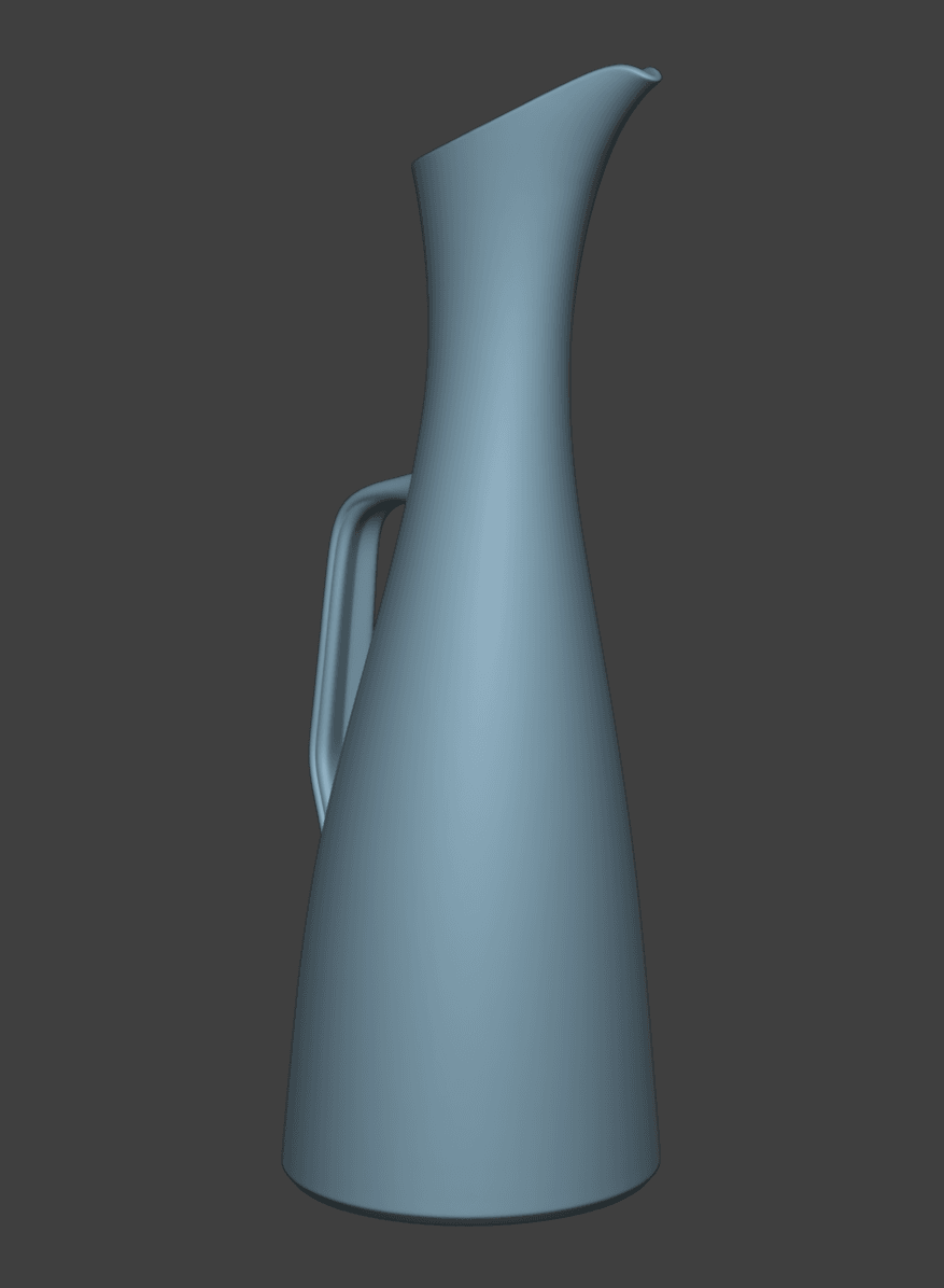 Modern Long Neck Jug 3d model