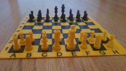 chess bord and pieces