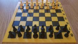chess bord and pieces