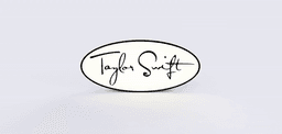 Taylor Swift Sign – LED strip compatible 3d model