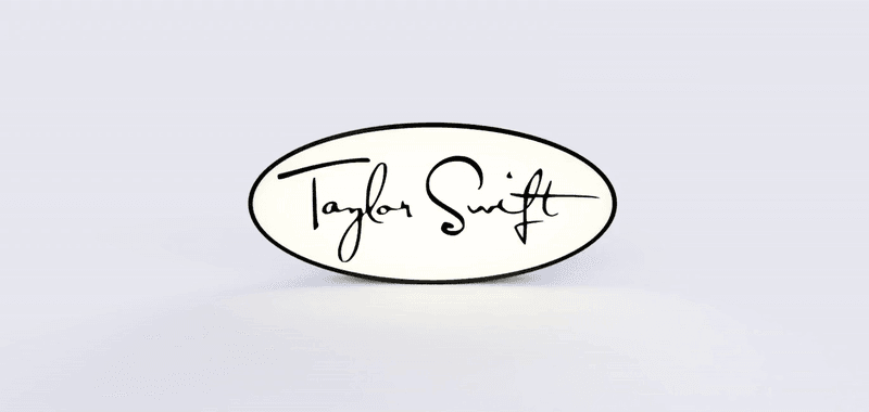 Taylor Swift Sign – LED strip compatible 3d model