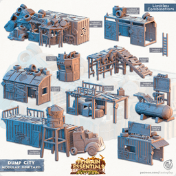 Dump City (Pre-Supported) 3d model