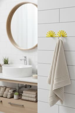 Multi-Purpose Wall Hook – Bathroom, Kitchen & Door Back Hangers – 3D Printable STL Files 3d model