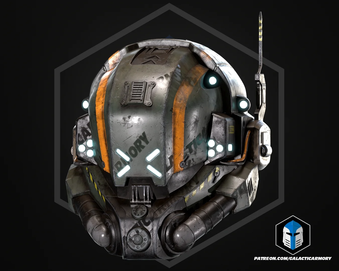 Militia Pilot Helmet 3d model