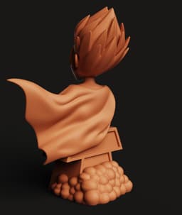 Boy Wonder Hero Bust | Teen Titans Robin Statue | Comic Book Superhero Miniature | Multicolor Justic 3d model