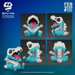 Boney #158 3D Printer STL File 3d model
