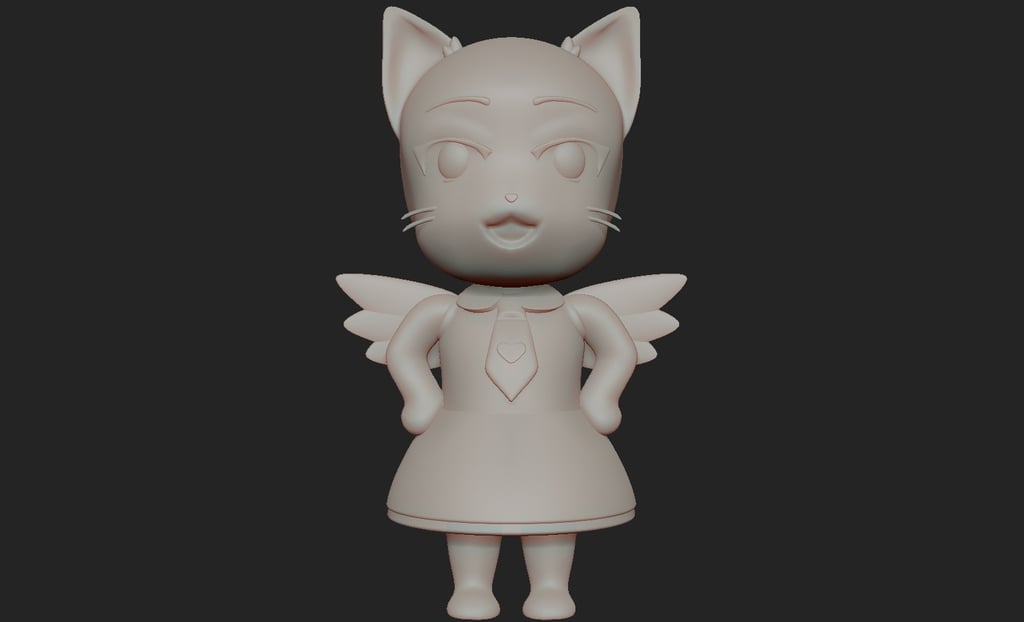 Charle With wings 3d model