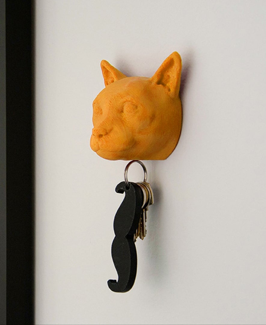 Cat Head Design 3d model