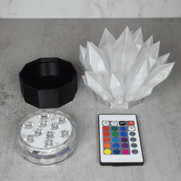 LED Crystal Light 3d model