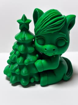 Christmas tree pony 3d model