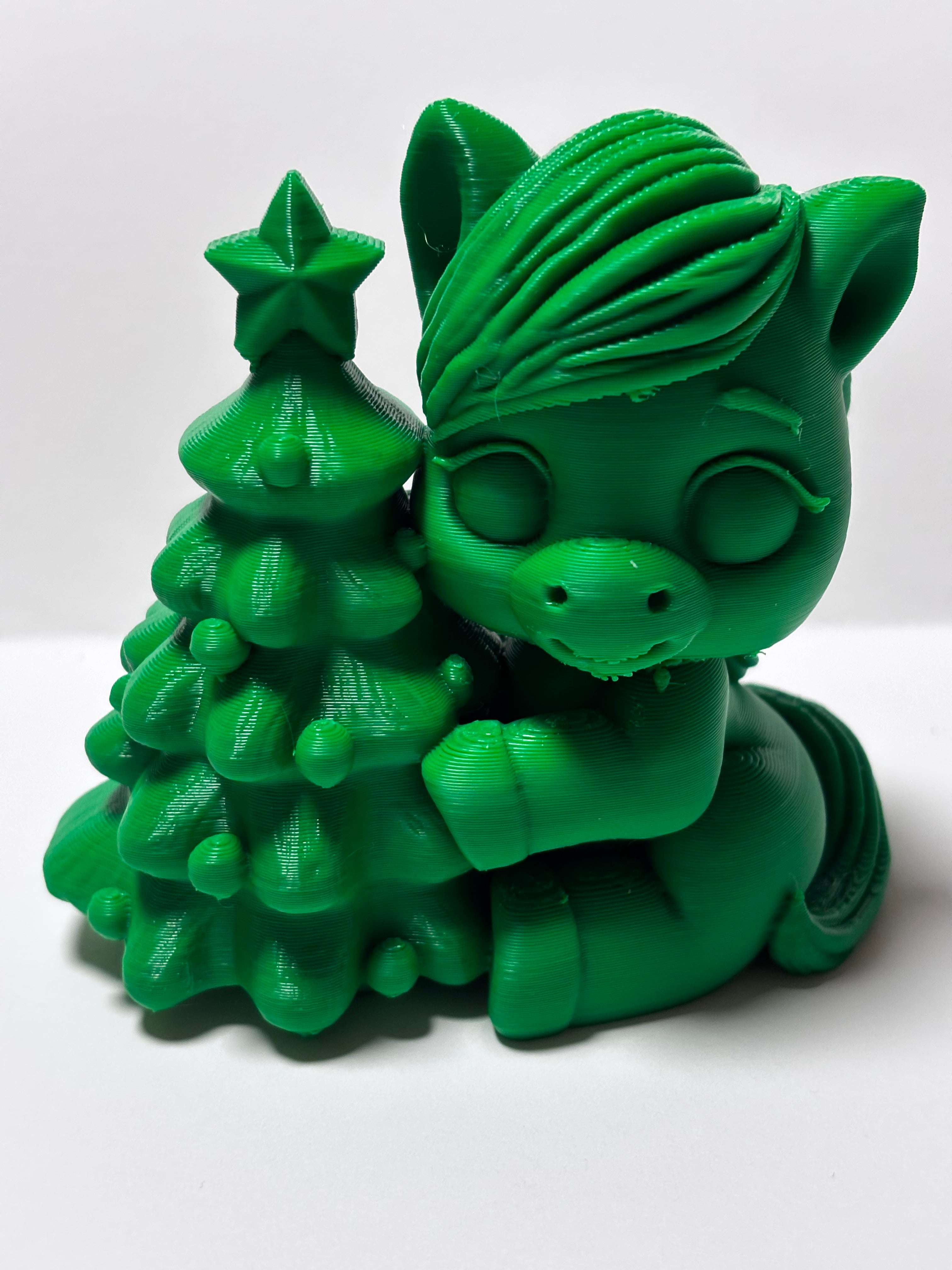 Christmas tree pony 3d model