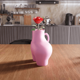 Human Body Form Decorative Vase 3d model