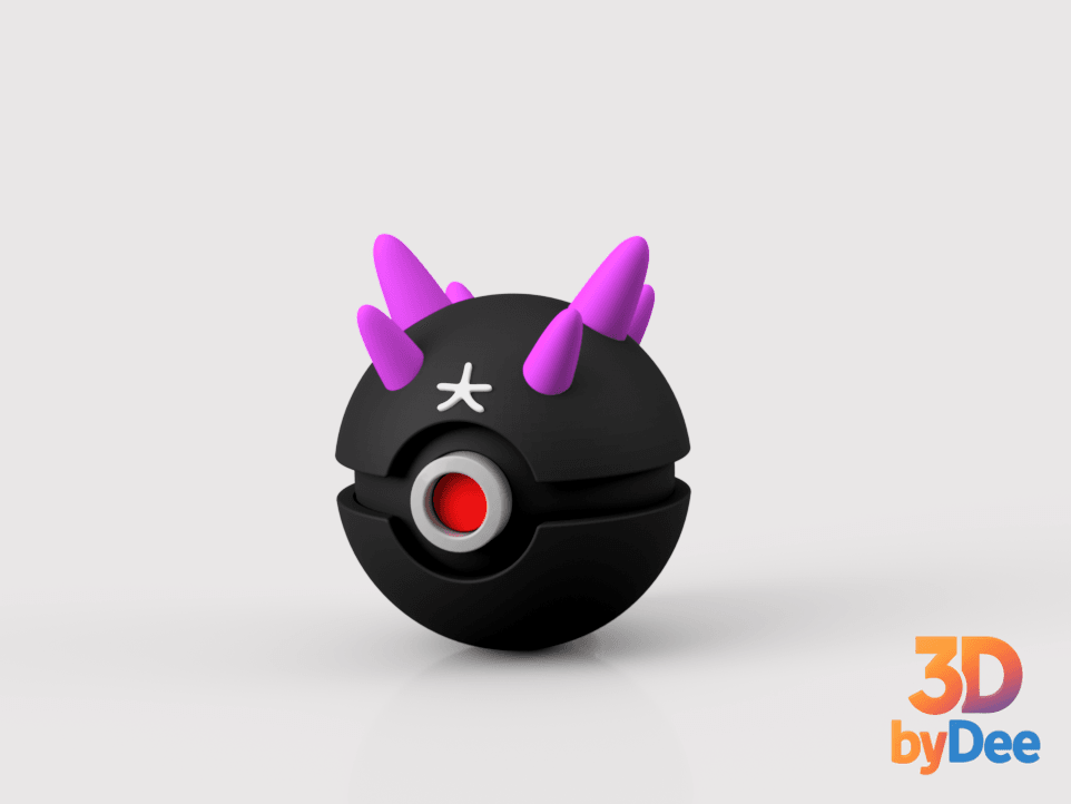 Pyukumuku Poke Ball 3d model