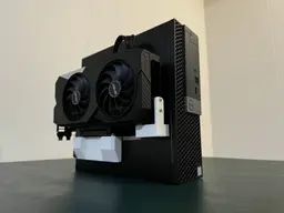Optiplex 7070 GPU Riser Mount 3d model
