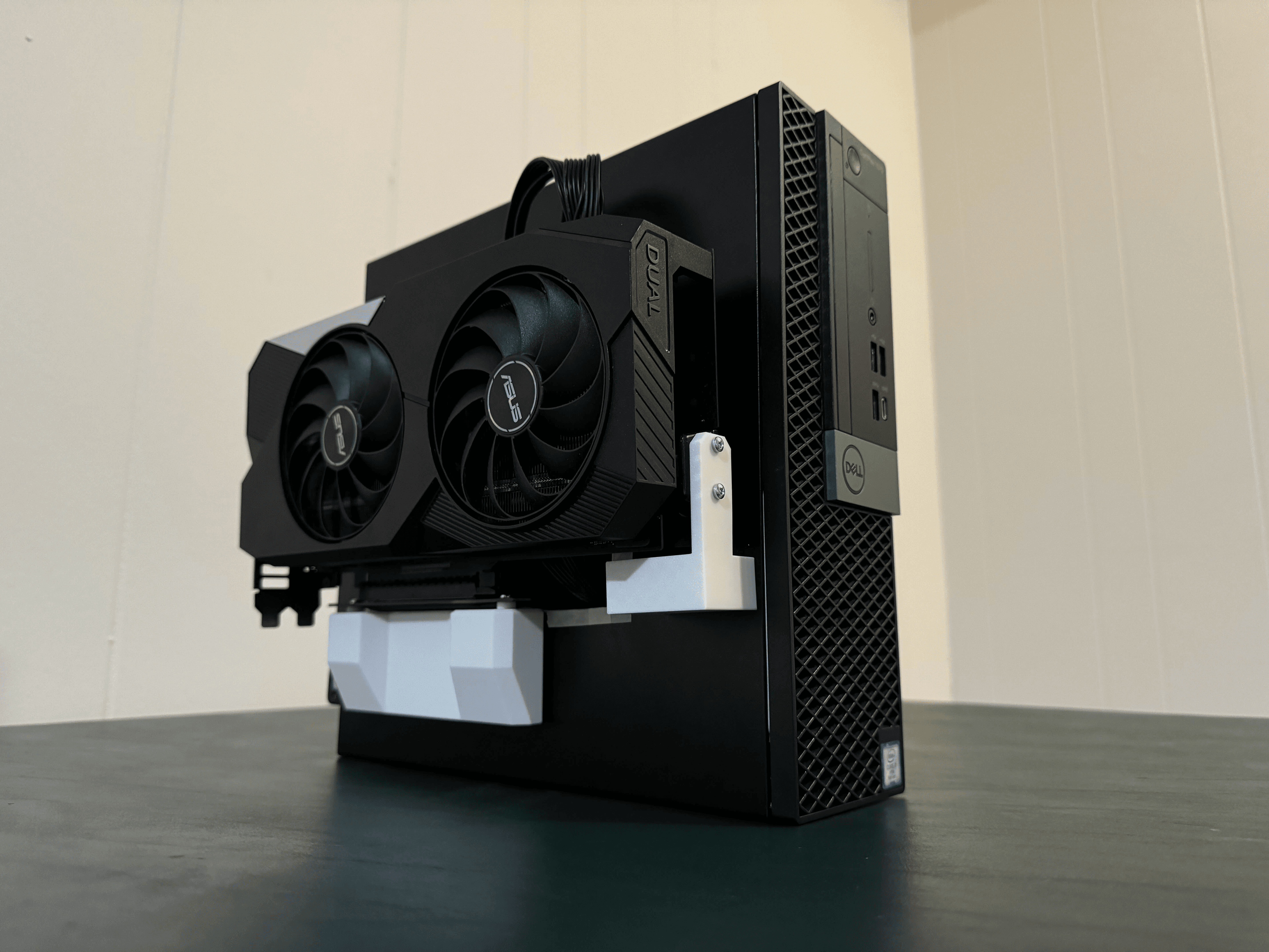 Optiplex 7070 GPU Riser Mount 3d model
